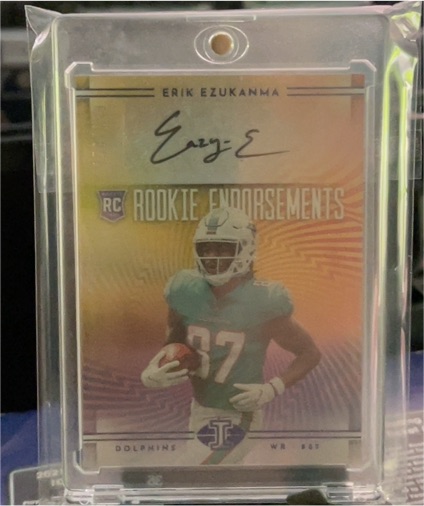 2022 Panini Illusions Rookie Endorsements #RE-EZ Erik Ezukanma — front