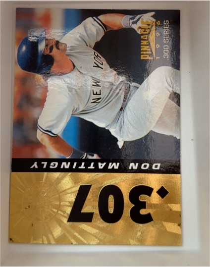1996 Pinnacle .300 Series #307 Don Mattingly — front
