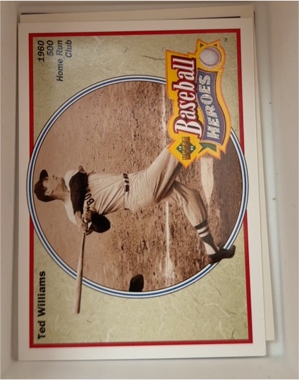 1992 Upper Deck Baseball Heroes #34 Ted Williams — front