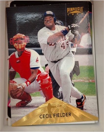 1996 Pinnacle #246 Cecil Fielder — front