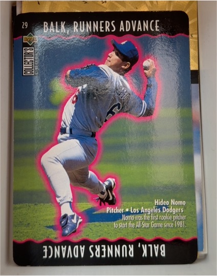 1996 Collector's Choice You Make the Play #29 Hideo Nomo — front