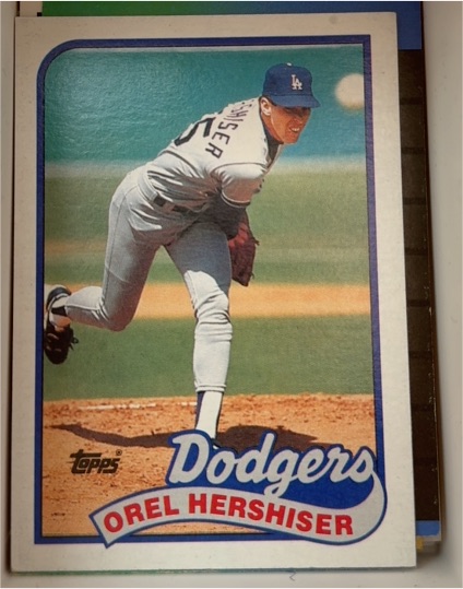 1989 Topps #550 Orel Hershiser — front