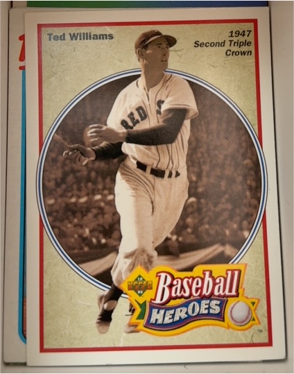 1992 Upper Deck Baseball Heroes #32 Ted Williams — front