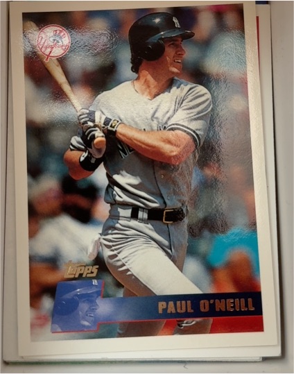 1996 Topps #284 Paul O'Neill — front