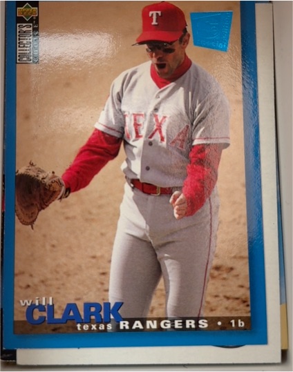 1994 Upper Deck #184 Will Clark — front