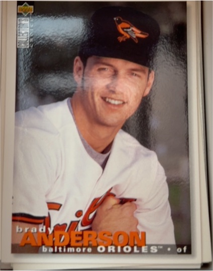 1991 Upper Deck #344 Brady Anderson — front