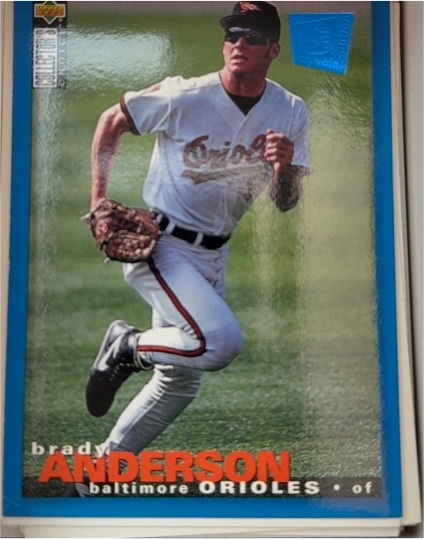 1990 Fleer #348 Brady Anderson — front