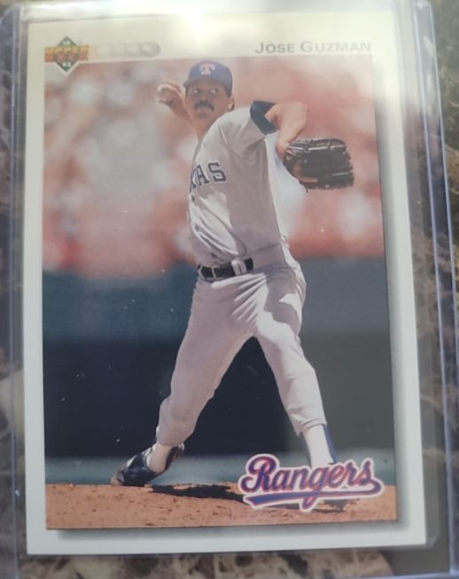 1992 Upper Deck #204 Jose Guzman — front