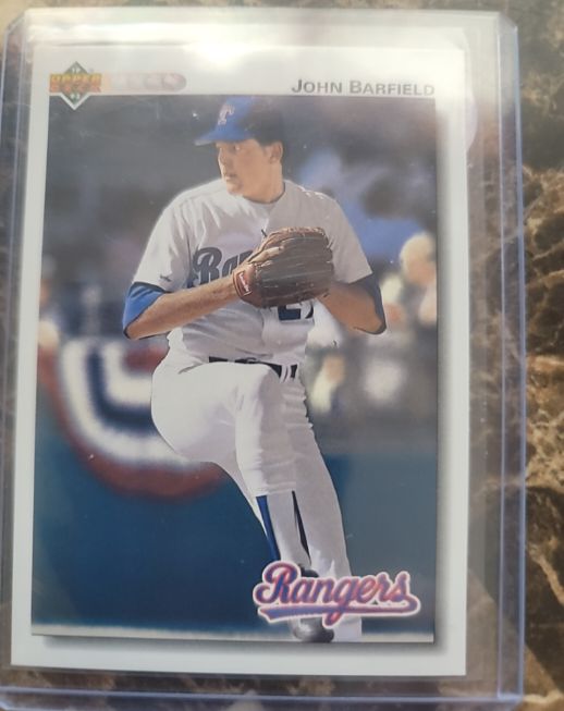 1992 Upper Deck #691 John Barfield — front