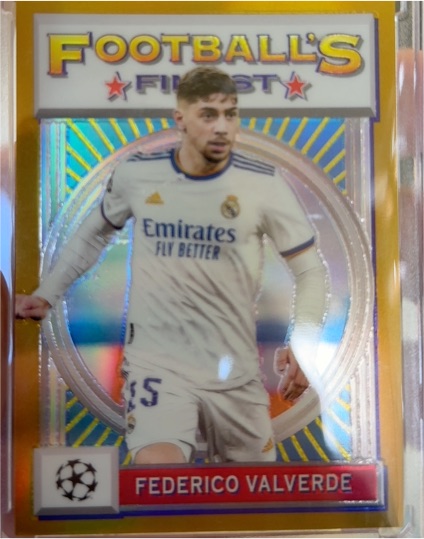 2021-22 Topps Football's Finest Flashbacks #193 Federico Valverde — front