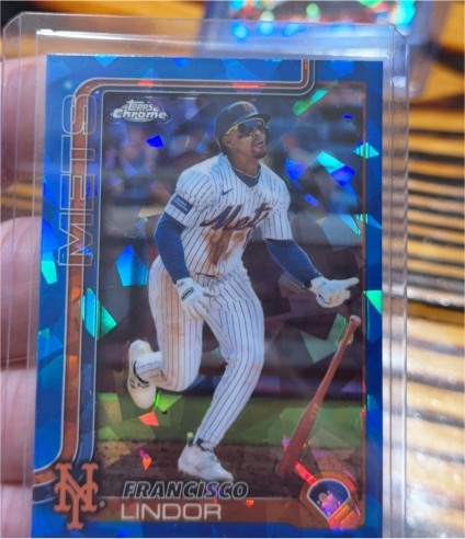 2025 Topps Chrome #170 Francisco Lindor — front