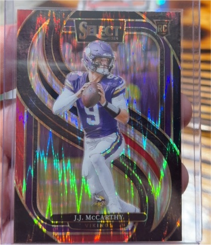 2024 Panini Select Premier Level #134 J.J. McCarthy — front