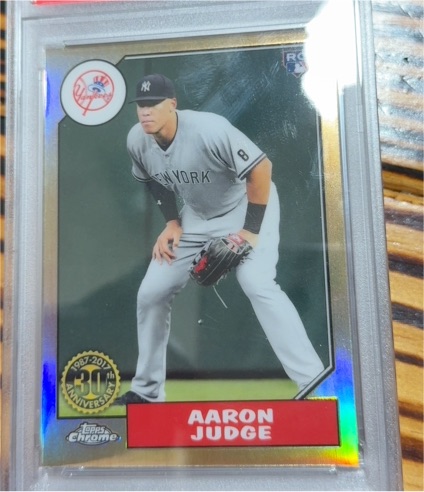 2017 Topps Chrome 30th Anniversary #87T-8 Aaron Judge — front