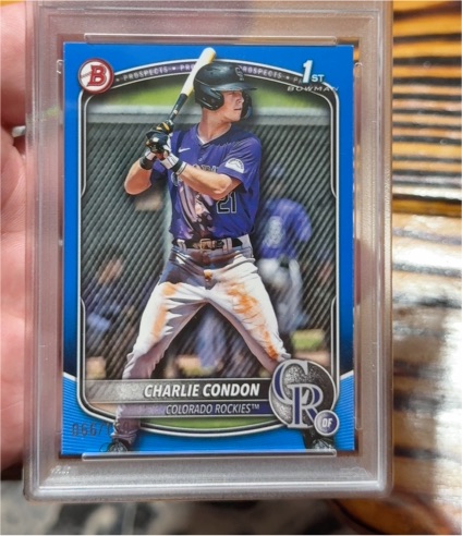 2025 Bowman #BP-75 Charlie Condon — front