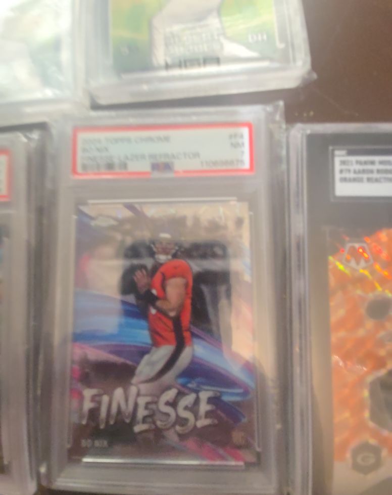 2024 Topps Chrome #F-4 Bo Nix Finesse — front