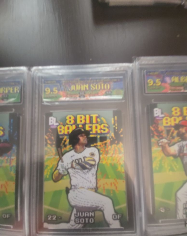 2023 Topps Big League 8-Bit Ballers #8B-5 Juan Soto — front