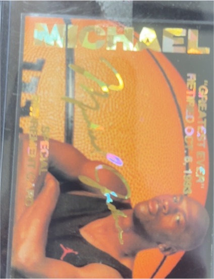 1993 Michael Jordan Special Retirement Card — front
