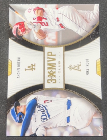 2024 Topps Welcome to the Club 3X MVP #D2 Shohei Ohtani / Mike Trout — front