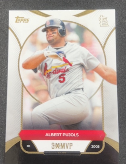 2025 Topps Welcome to the Club 3x MVP #13 Albert Pujols — front