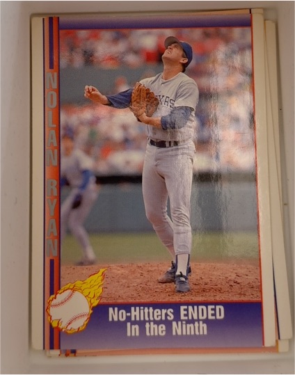 1991 Pacific Nolan Ryan Texas Express #194 No-Hitters Ended in the Ninth — front