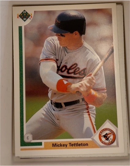 1991 Upper Deck #296 Mickey Tettleton — front