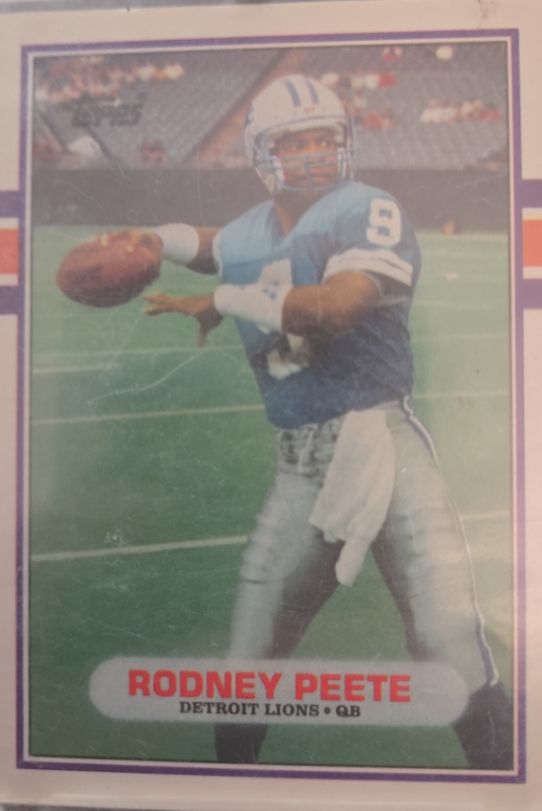 1989 Topps Traded #9T Rodney Peete — front