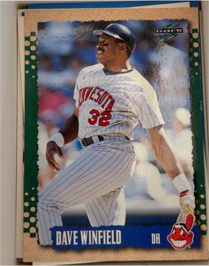 1995 Score #80 Dave Winfield — front