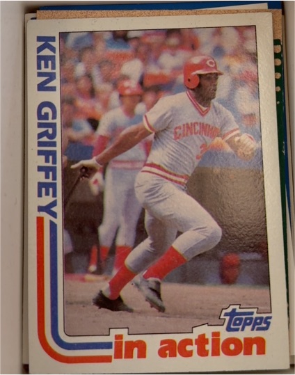 1982 Topps #621 Ken Griffey Cincinnati Reds — front