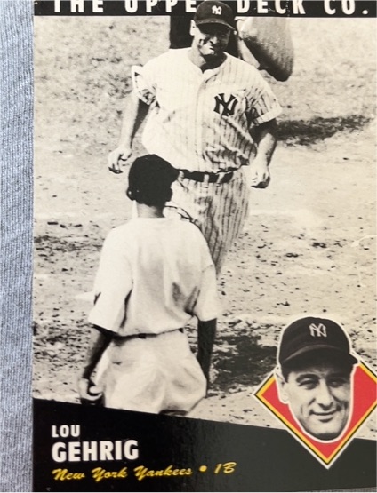 1994 Upper Deck All-Time Heroes #40 Lou Gehrig — front