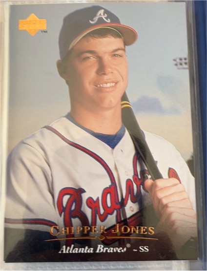 1995 Upper Deck #293 Chipper Jones — front