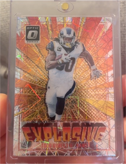 2018 Donruss Optic Explosive Todd Gurley — front