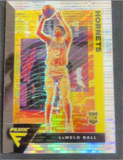 2020-21 Panini Flux #201 LaMelo Ball Rookie Card — front