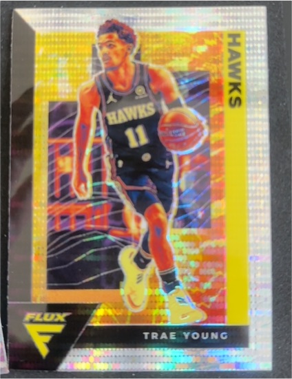 2020-21 Panini Flux #1 Trae Young Atlanta Hawks — front
