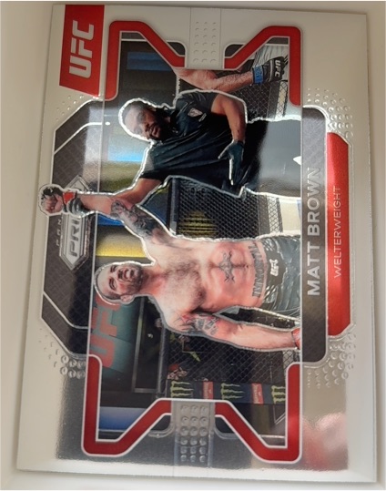 2022 Panini Prizm UFC #76 Matt Brown — front