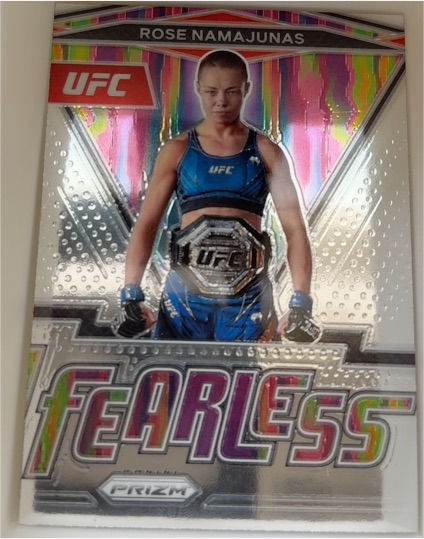 2022 Panini Prizm UFC #14 Rose Namajunas Fearless — front