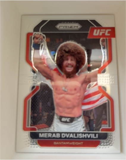 2022 Panini Prizm UFC #198 Merab Dvalishvili — front