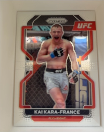 2022 Panini Prizm UFC #156 Kai Kara-France — front