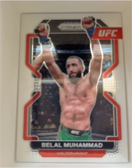 2022 Panini Prizm UFC #119 Belal Muhammad — front