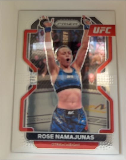 2022 Panini Prizm UFC #142 Rose Namajunas — front