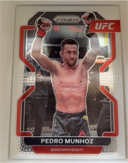 2022 Panini Prizm UFC #180 Pedro Munhoz — front