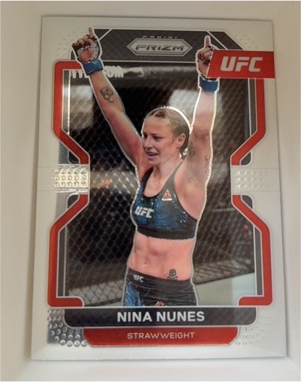 2022 Panini Prizm UFC #160 Nina Nunes — front