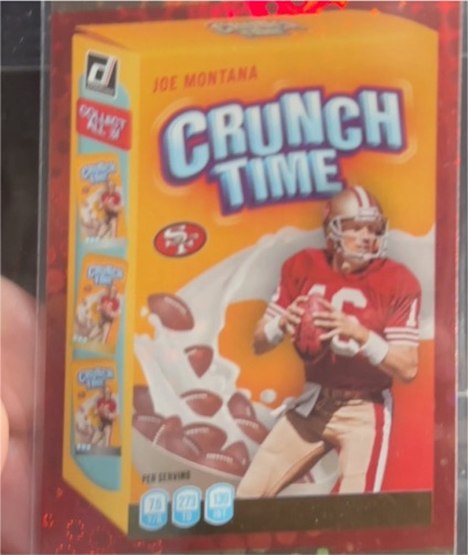 2022 Donruss #CT-11 Joe Montana Crunch Time — front