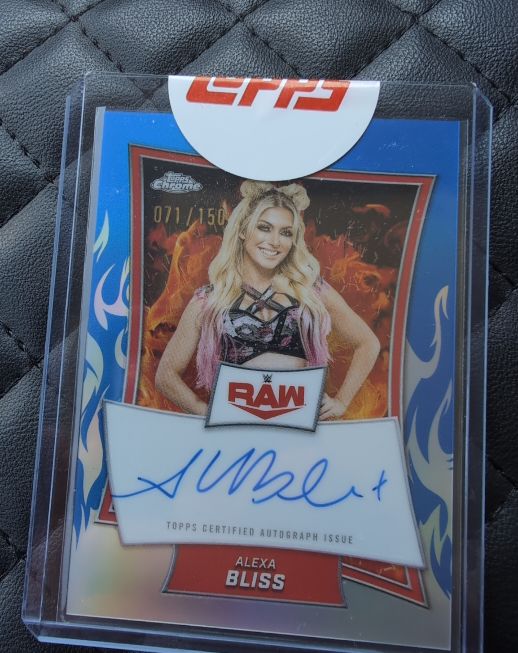 2025 Topps Chrome WWE Raw Brand #071 Alexa Bliss — front