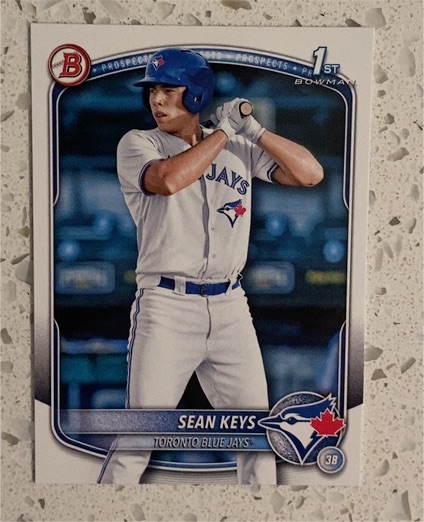 2025 Bowman #BP-89 Sean Keys — front
