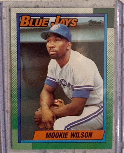 1990 Topps #182 Mookie Wilson — front