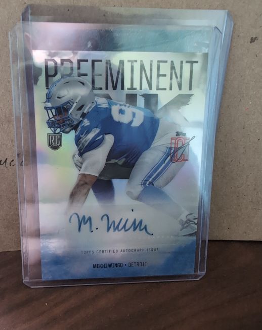 2024 Topps Signature Football #PI-MWI Mekhi Wingo Preeminent Ink Autograph — front