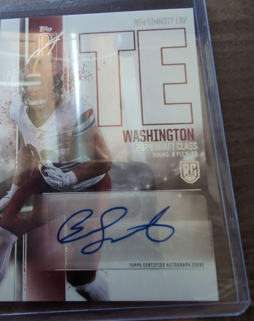 2024 Topps Signature Class #RCA-BSI Ben Sinnott — front