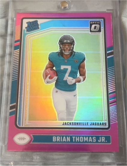 2024 Panini Donruss Optic #214 Brian Thomas Jr. — front