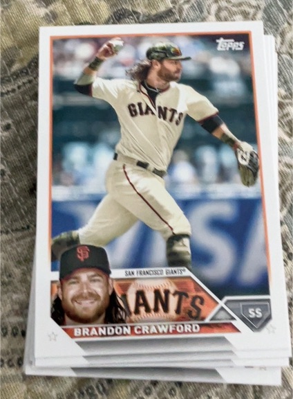 2023 Topps Series 1 #66 Brandon Crawford — front