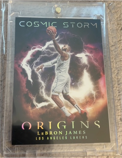 2023 Panini Origins Cosmic Storm LeBron James — front